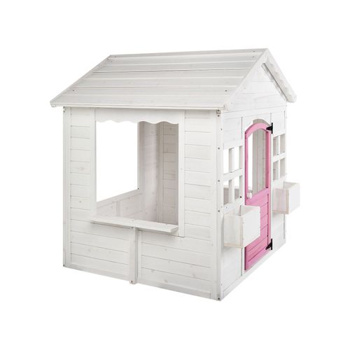 Cabane De Jardin Pour Enfants Nikaia Bois De Sapin Blanc