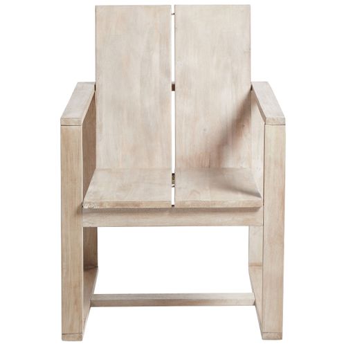 Lot De 2 Chaises De Jardin Avec Coussins Azzanello Acacia Blanc Cassé