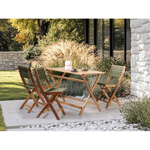 Table De Salle à Manger De Jardin Prossedi 120 Cm 60 Cm Acacia Marron