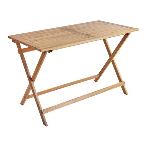 Table De Salle à Manger De Jardin Prossedi 120 Cm 60 Cm Acacia Marron