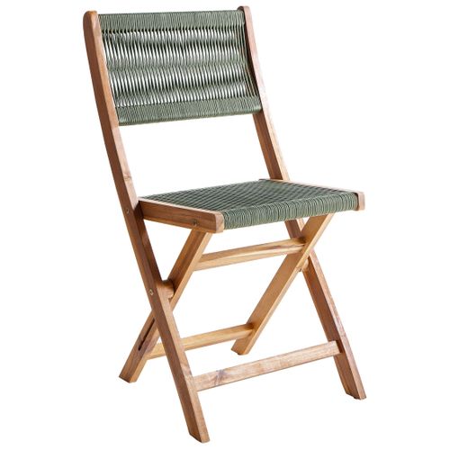Ensemble Pour Bistro Pliant Prossedi Acacia Vert