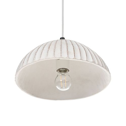 Lampe Suspension Cottica Papier-mâché Blanc