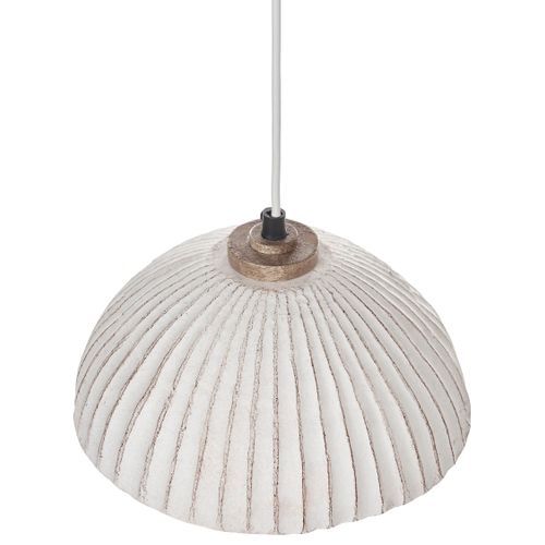 Lampe Suspension Cottica Papier-mâché Blanc