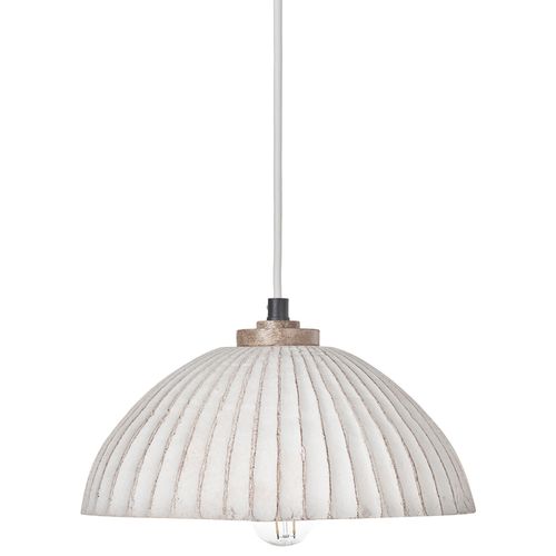 Lampe Suspension Cottica Papier-mâché Blanc