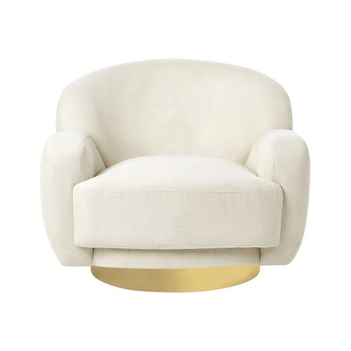 Fauteuil Lejre Tissu Beige Clair