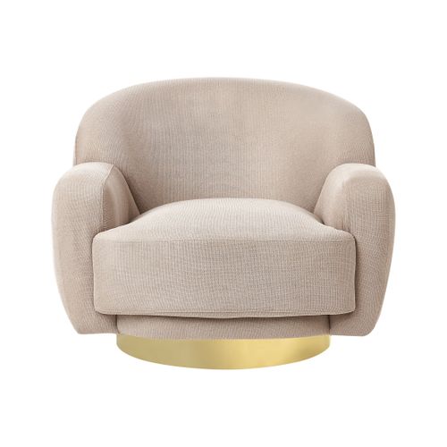 Fauteuil Lejre Tissu Taupe