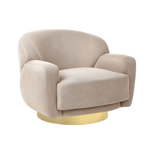 Fauteuil Lejre Tissu Taupe