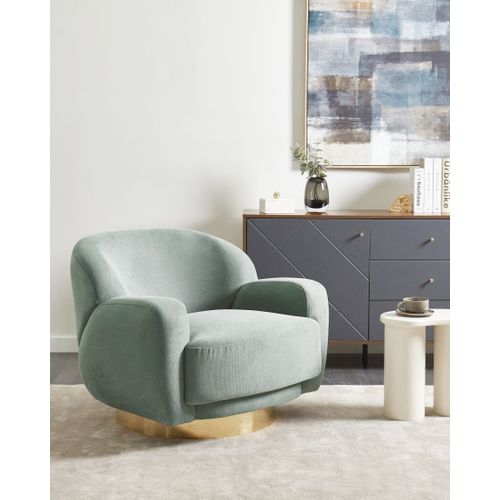 Fauteuil Lejre Tissu Vert
