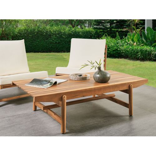 Table Basse De Jardin Giaveno 145 Cm 79 Cm Acacia Marron
