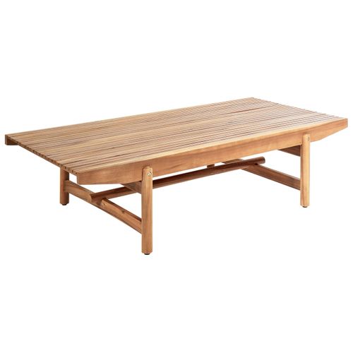 Table Basse De Jardin Giaveno 145 Cm 79 Cm Acacia Marron