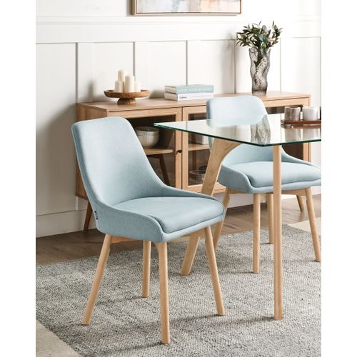 Lot De 2 Chaises De Salle à Manger Melfort Bleu Clair
