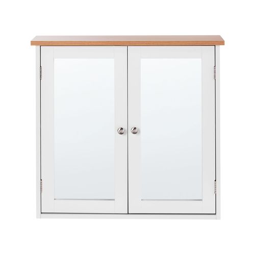 Armoire De Toilette Murale Alamos 65 Cm 60 Cm Blanc