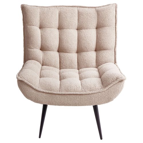 Fauteuil Alvesta Bouclé Beige