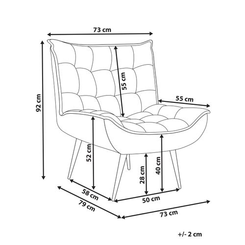 Fauteuil Alvesta Bouclé Beige