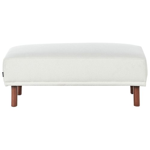 Ottoman Holt Bouclé Blanc