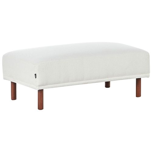 Ottoman Holt Bouclé Blanc