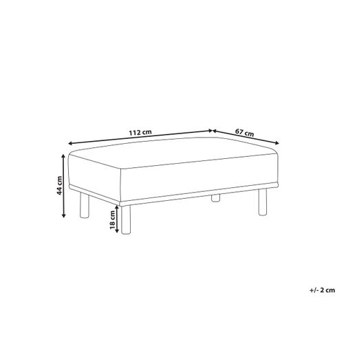 Ottoman Holt Bouclé Blanc