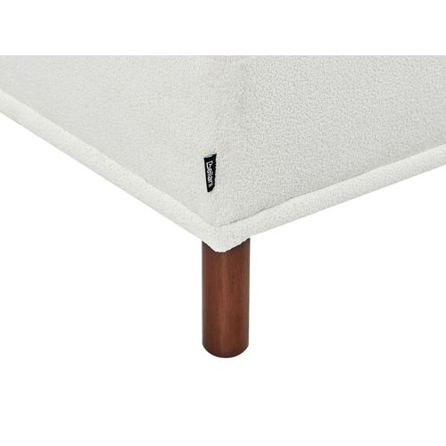 Ottoman Holt Bouclé Blanc