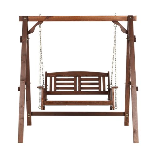 Balancelle De Jardin Nerito Bois D’épicéa Marron Foncé