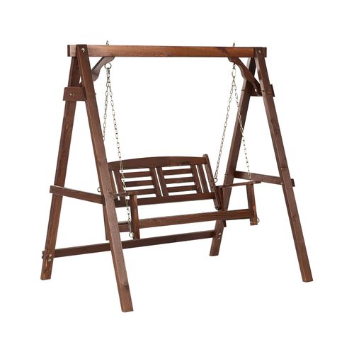 Balancelle De Jardin Nerito Bois D’épicéa Marron Foncé