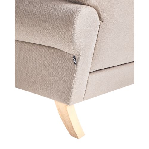 Fauteuil Kiberg Tissu Taupe