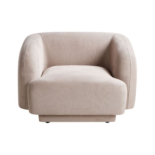 Fauteuil Skjanes Tissu Taupe