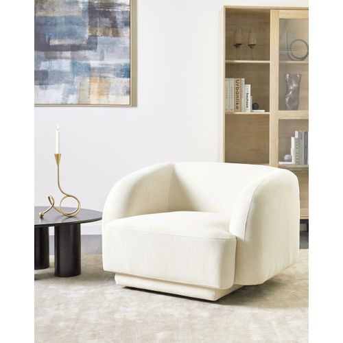 Fauteuil Skjanes Tissu Beige Clair