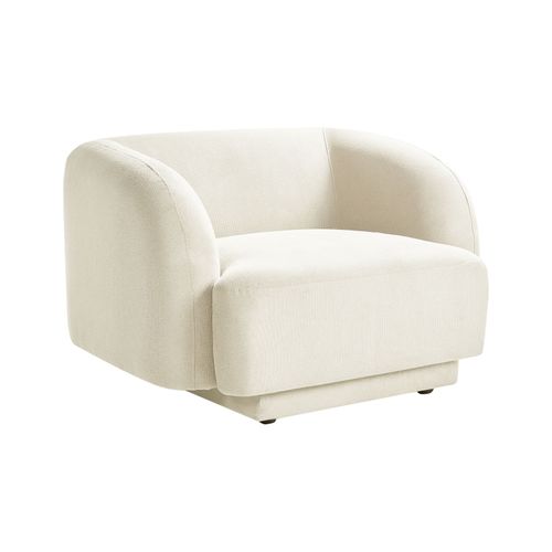 Fauteuil Skjanes Tissu Beige Clair