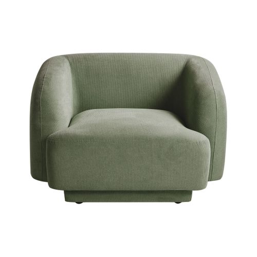 Fauteuil Skjanes Tissu Vert