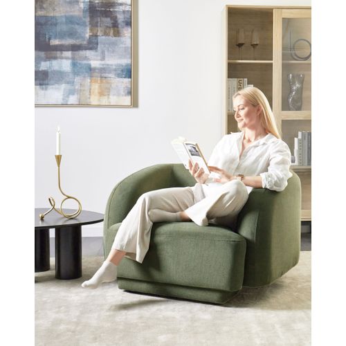 Fauteuil Skjanes Tissu Vert