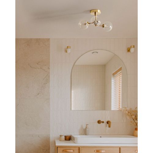 Plafonnier Maricao Verre Laiton