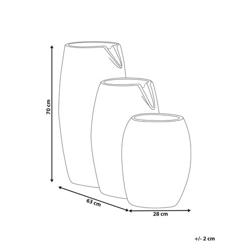 Fontaine De Jardin Arkle LED Gris