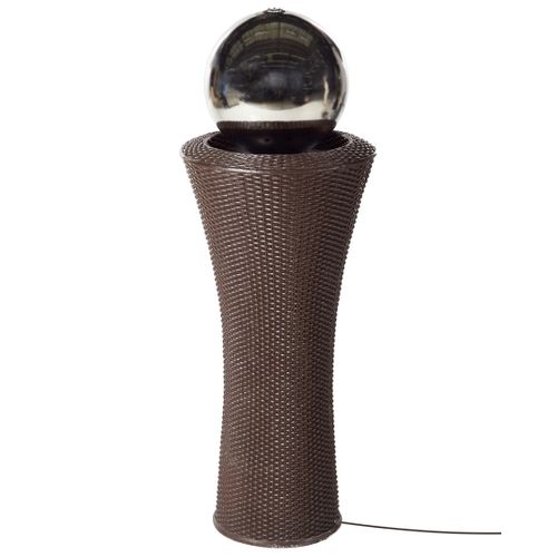 Fontaine De Jardin Zenyatta LED Marron