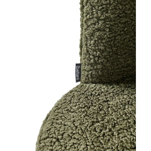 Fauteuil Lovelock Bouclé Vert Foncé