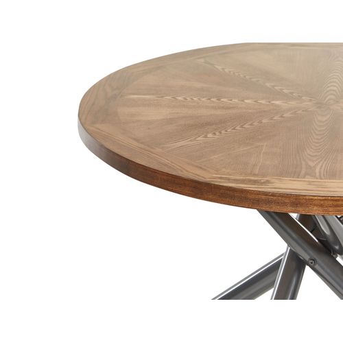 Table De Repas Lorenzo Frêne Marron 120 Cm 120 Cm