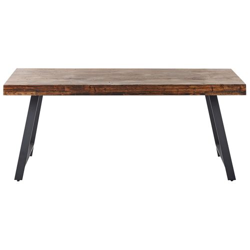 Table De Repas Warton Marron Foncé 180 Cm 90 Cm Bois De Pin