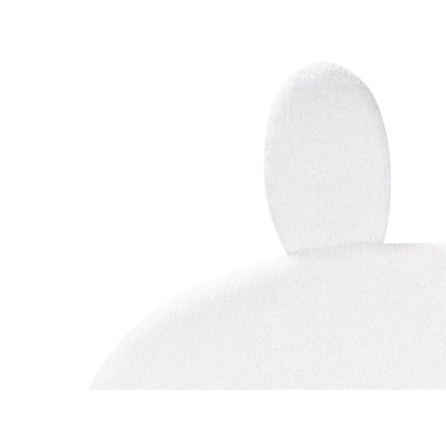 Lit D'enfant Lapin Bouclé Perros 90 X 200 Cm Blanc Cassé