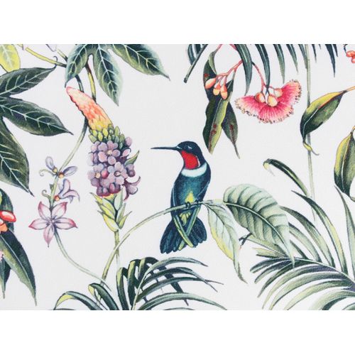 Pouf Lovett Velours Multicolore