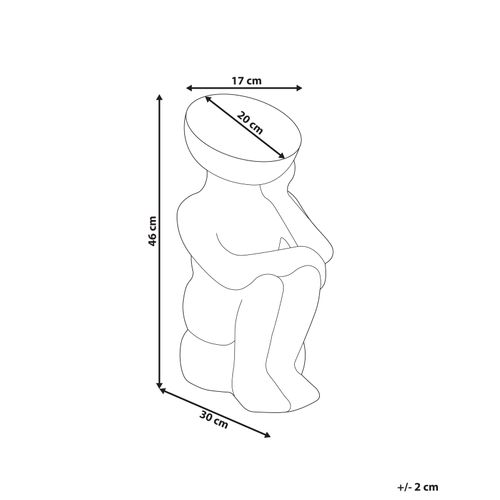 Statue De Jardin Fria Gris