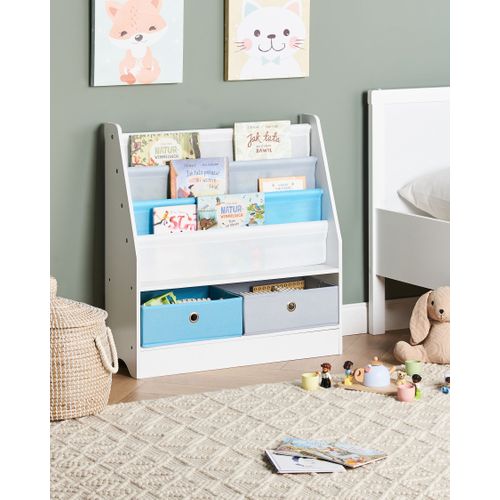 Bibliothèque 3 Étagères Tumby 74 Cm Blanc