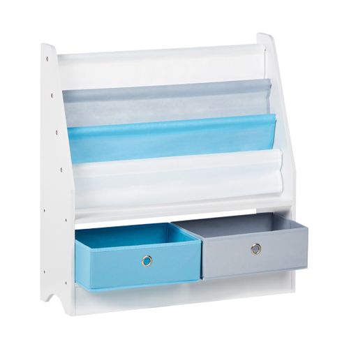 Bibliothèque 3 Étagères Tumby 74 Cm Blanc