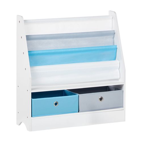 Bibliothèque 3 Étagères Tumby 74 Cm Blanc