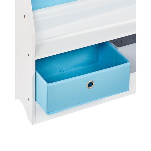 Bibliothèque 3 Étagères Tumby 74 Cm Blanc