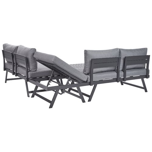 Ensemble De Housses De Coussins D'extérieur Coccorino Gris Foncé