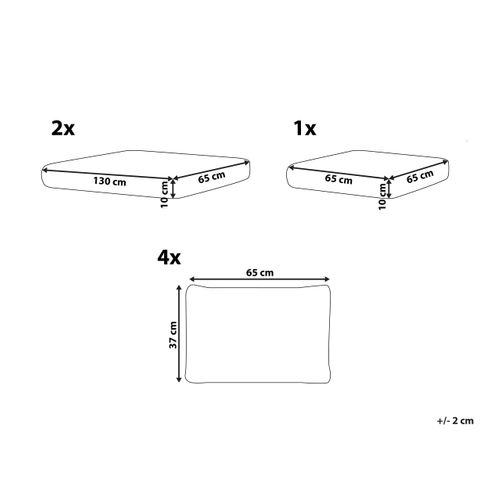 Ensemble De Housses De Coussins D'extérieur Coccorino Gris Foncé