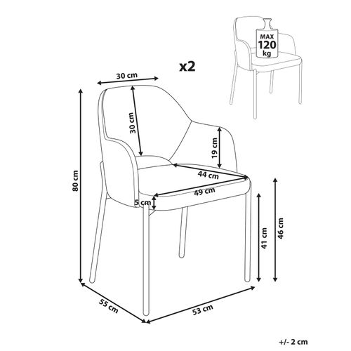 Lot De 2 Chaises De Salle à Manger Raton Velours Côtelé Vert Olive