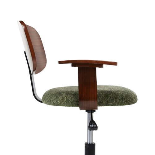 Chaise De Bureau Gunnison Tissu Vert