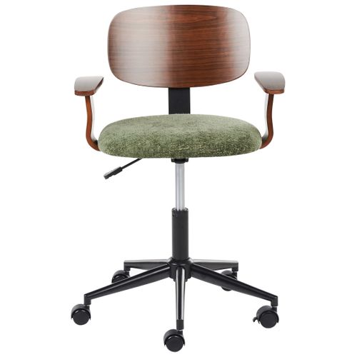 Chaise De Bureau Gunnison Tissu Vert