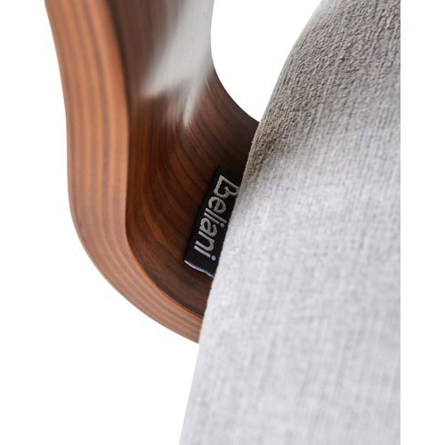 Chaise De Bureau Gunnison Lin Synthétique Gris Clair