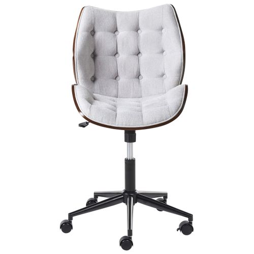 Chaise De Bureau Lompoc Lin Synthétique Gris